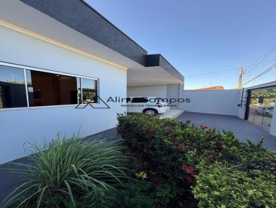 Casa para Venda, em Presidente Prudente, bairro PARQUE DOS GIRASS�IS, 3 dormit�rios, 3 banheiros, 1 su�te, 2 vagas
